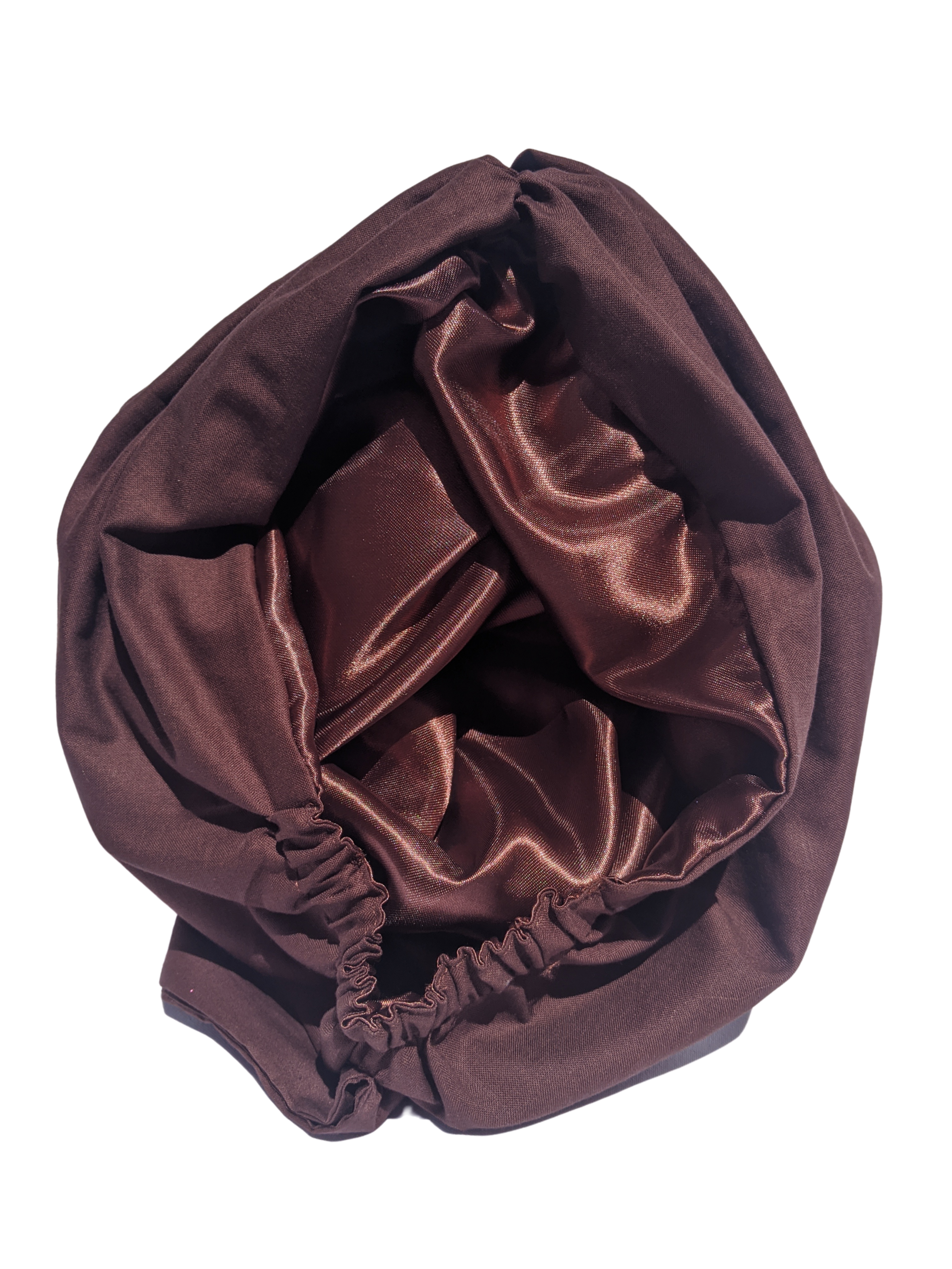 Chocolate Brown Cotton Turban - SOL-03