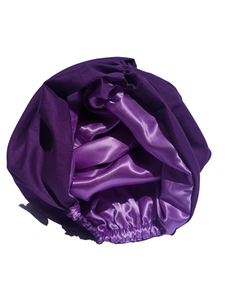 Purple Cotton Turban - SOL-08